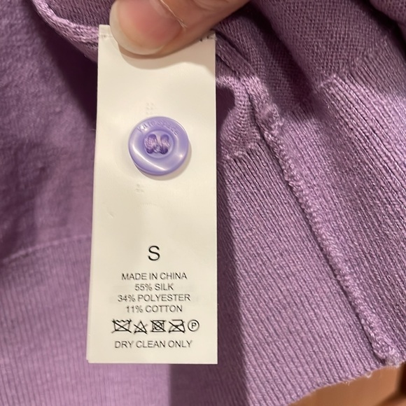 Kate Spade ruffle sleeve cardigan - Picture 6 of 6